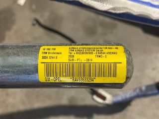 bontott OPEL CORSA D Bal első Függöny Légzsák