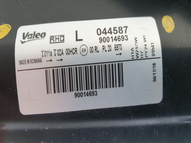 bontott OPEL CORSA D Bal Fényszóró