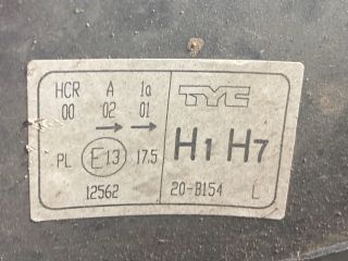 bontott OPEL CORSA D Bal Fényszóró