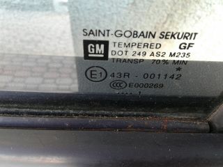 bontott OPEL CORSA D Bal hátsó Ablak