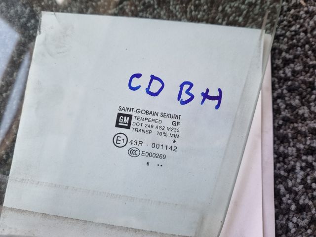 bontott OPEL CORSA D Bal hátsó Ablak