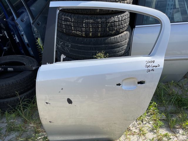 bontott OPEL CORSA D Bal hátsó Ajtó (Üres lemez)