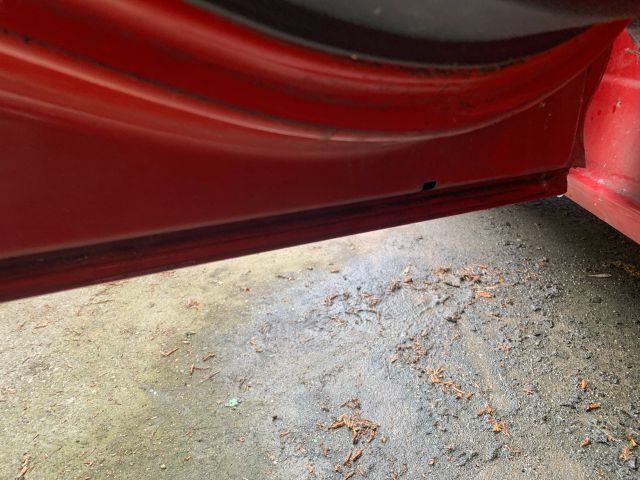 bontott OPEL CORSA D Bal hátsó Ajtó (Üres lemez)