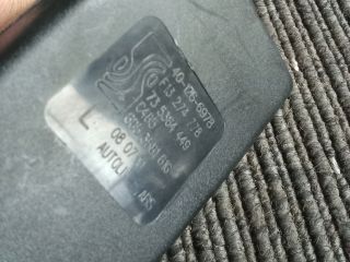 bontott OPEL CORSA D Bal hátsó Biztonsági Öv Csat