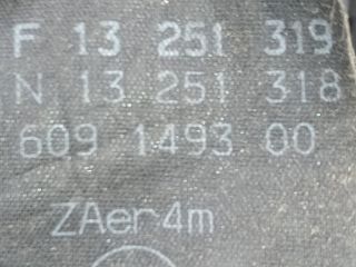 bontott OPEL CORSA D Bal hátsó Biztonsági Öv