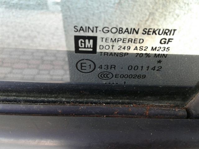 bontott OPEL CORSA D Bal hátsó Fixüveg (Ajtóban)