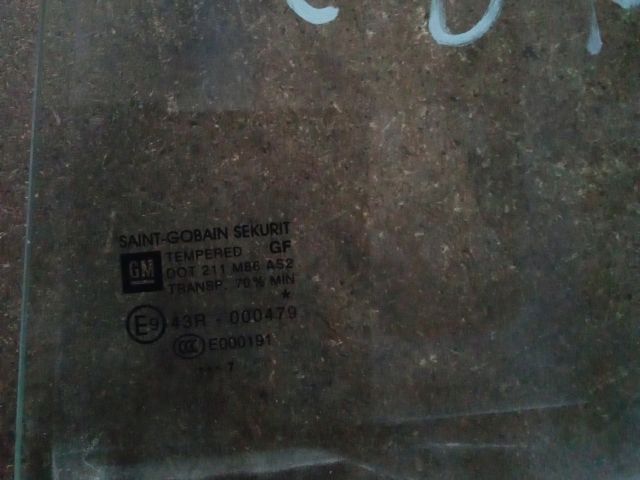 bontott OPEL CORSA D Bal hátsó Fixüveg (Ajtóban)
