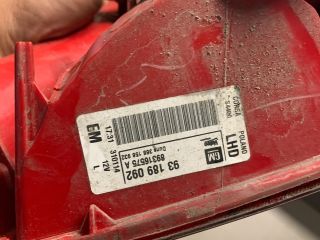 bontott OPEL CORSA D Bal Hátsó Lámpa