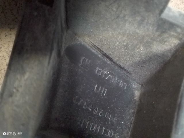 bontott OPEL CORSA D Bal hátsó Oldal Lökhárító Tartó (Műanyag)