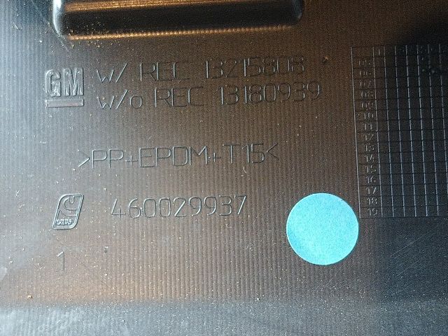 bontott OPEL CORSA D Hátfal Burkolat