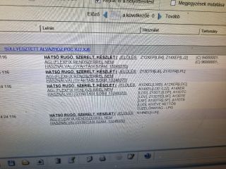 bontott OPEL CORSA D Hátsó Rugó Pár