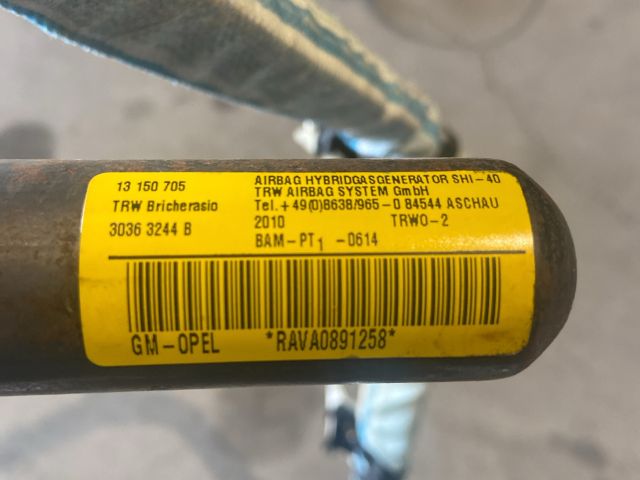 bontott OPEL CORSA D Jobb első Függöny Légzsák