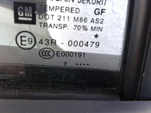 bontott OPEL CORSA D Jobb hátsó Ablak