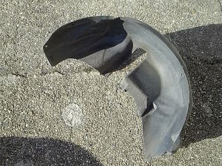 bontott OPEL CORSA D Jobb hátsó Dobbetét (Kerékjárati, Műanyag)