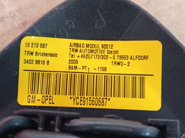 bontott OPEL CORSA D Jobb Oldallégzsák