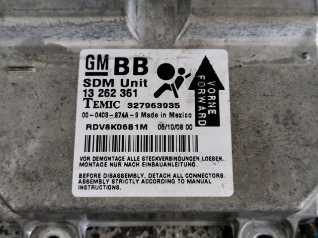 bontott OPEL CORSA D Komplett Légzsák Szett