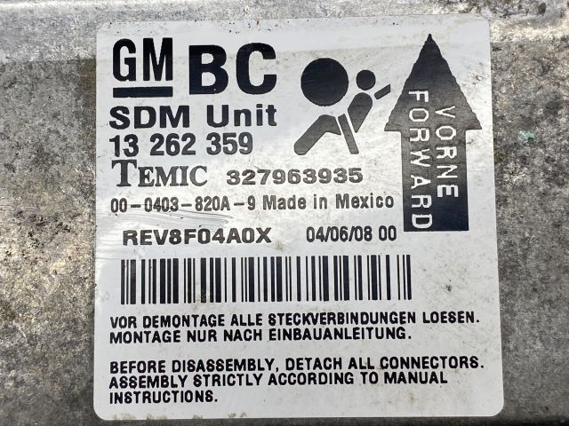 bontott OPEL CORSA D Légzsák Elektronika