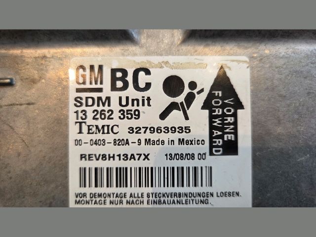 bontott OPEL CORSA D Légzsák Elektronika