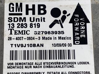 bontott OPEL CORSA D Légzsák Elektronika