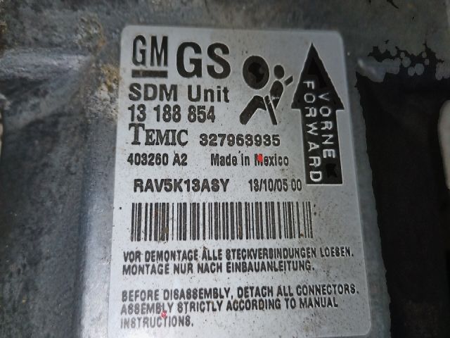 bontott OPEL CORSA D Légzsák Elektronika