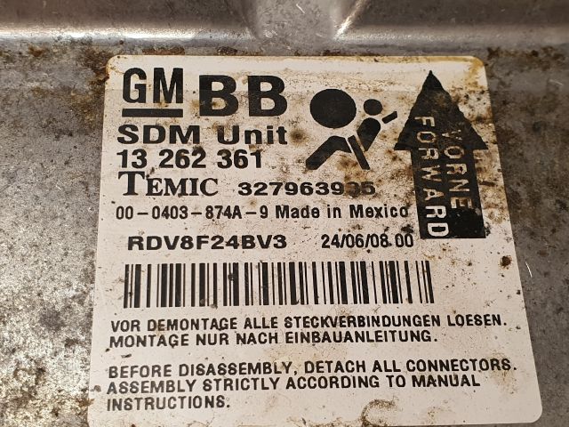 bontott OPEL CORSA D Légzsák Elektronika