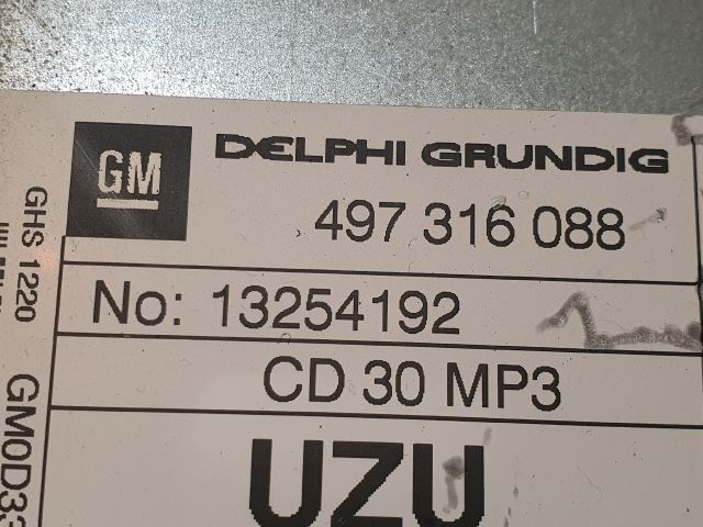 bontott OPEL CORSA D Rádió / CD