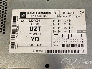 bontott OPEL CORSA D Rádió / CD