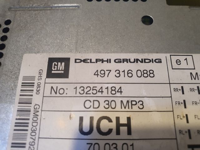 bontott OPEL CORSA D Rádió / CD