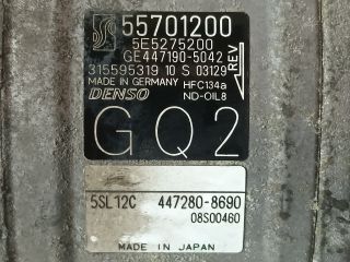 bontott OPEL CORSA E Klímakompresszor