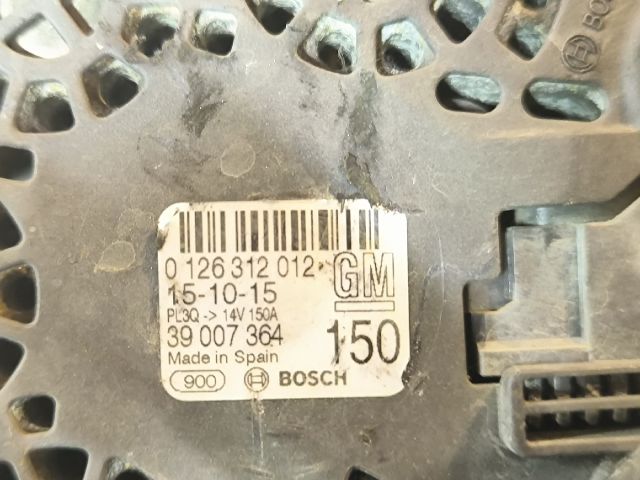 bontott OPEL CORSA E Generátor