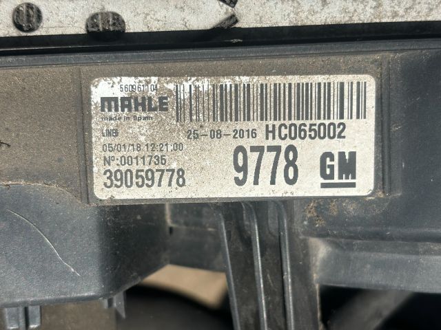 bontott OPEL CORSA E Hűtőventilátor