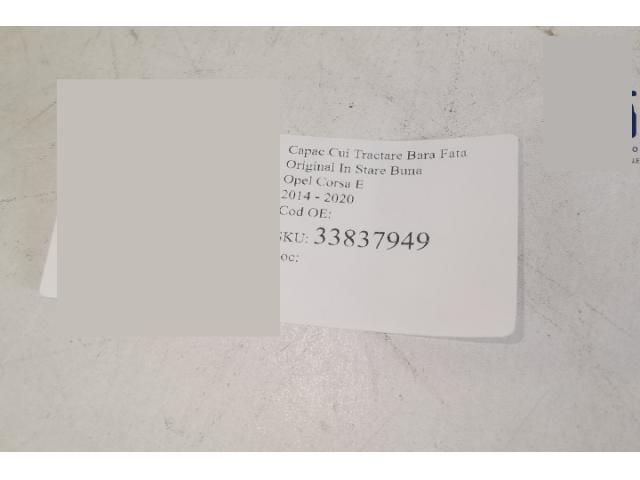 bontott OPEL CORSA E Első Vonószem Burkolat