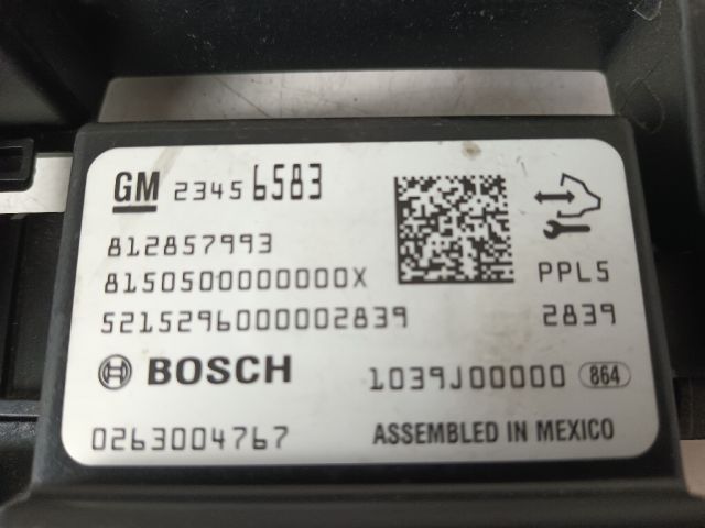 bontott OPEL CORSA E Tolatóradar Elektronika