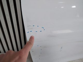 bontott OPEL CORSA F Bal első Ajtó (Üres lemez)