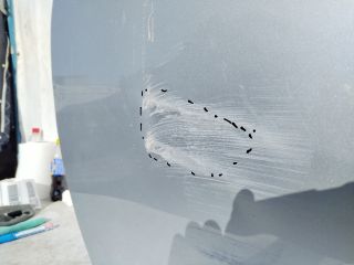 bontott OPEL CORSA F Bal első Ajtó (Üres lemez)