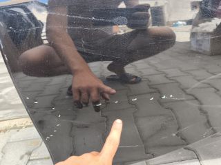 bontott OPEL CORSA F Bal hátsó Ajtó (Üres lemez)