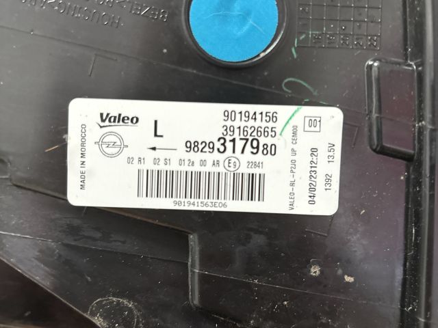 bontott OPEL CORSA F Bal Hátsó Lámpa