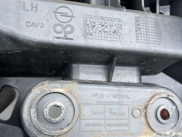 bontott OPEL CORSA F Bal hátsó Lökhárító Tartó (Műanyag)