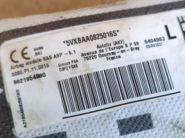 bontott OPEL CORSA F Bal Oldallégzsák