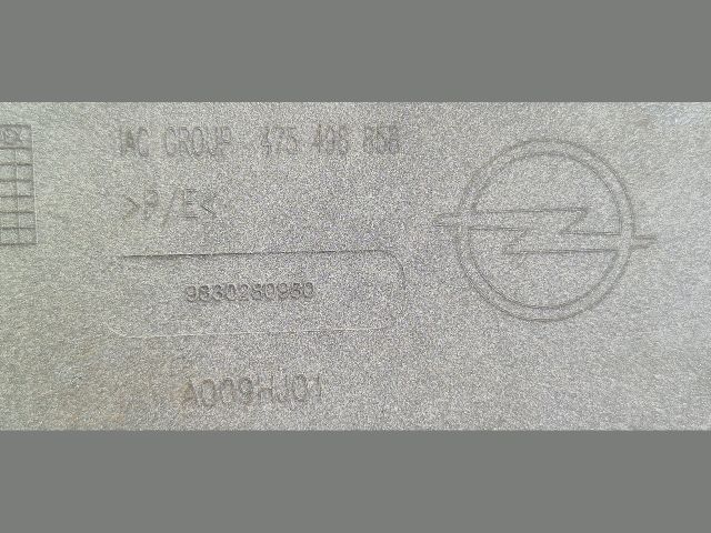 bontott OPEL CORSA F Első Lökhárító (Üresen)