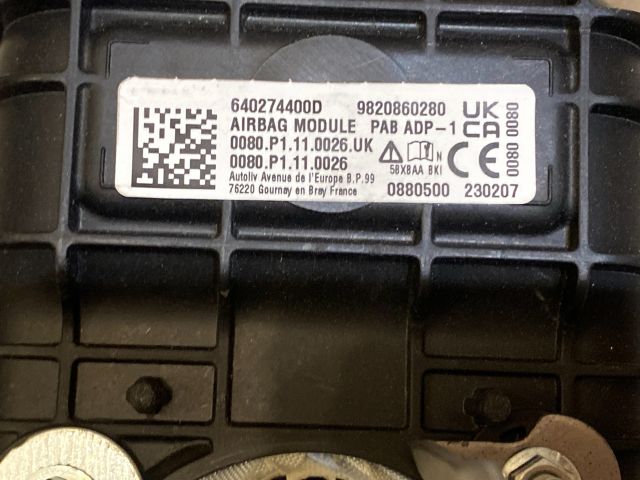 bontott OPEL CORSA F Utasoldali Légzsák