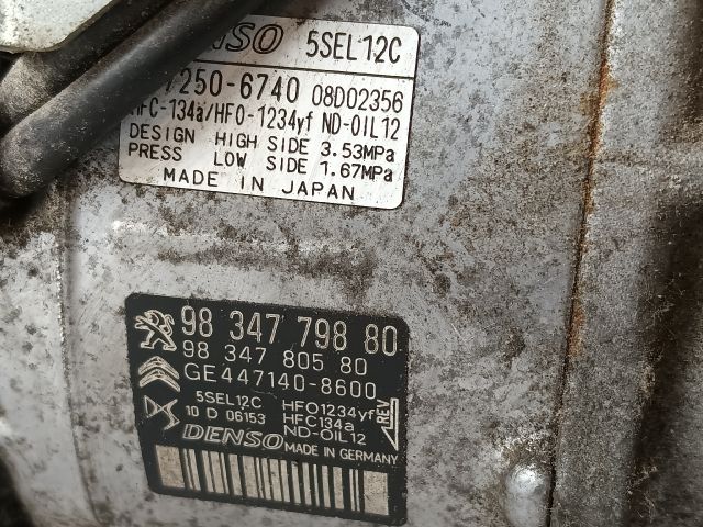 bontott OPEL CROSSLAND X Klímakompresszor