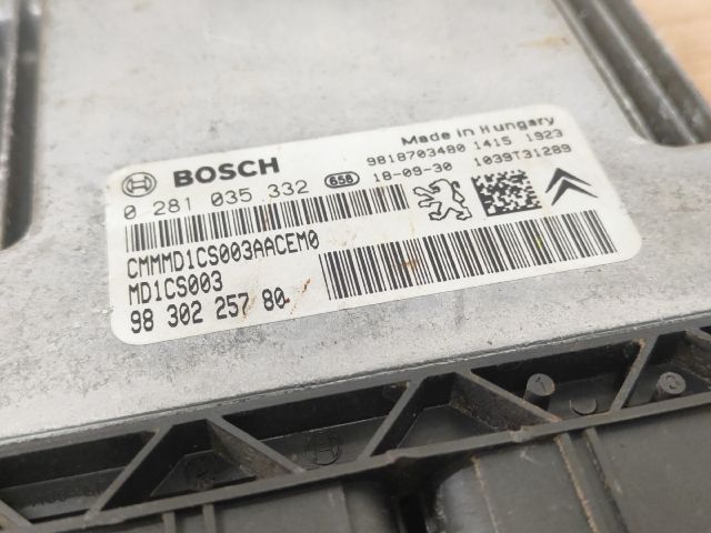 bontott OPEL CROSSLAND X Motorvezérlő