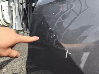 bontott OPEL CROSSLAND X Bal első Ajtó (Üres lemez)