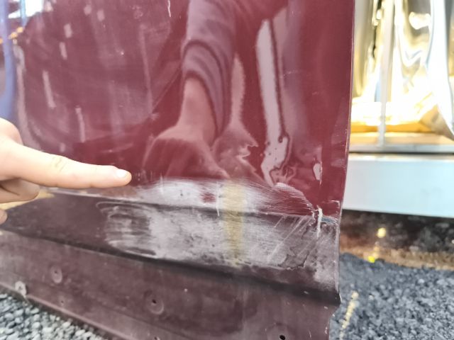 bontott OPEL CROSSLAND X Bal első Ajtó (Üres lemez)