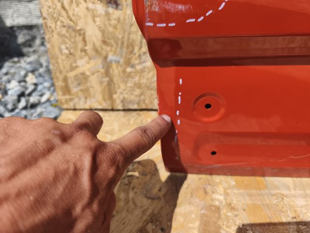 bontott OPEL CROSSLAND X Bal hátsó Ajtó (Üres lemez)