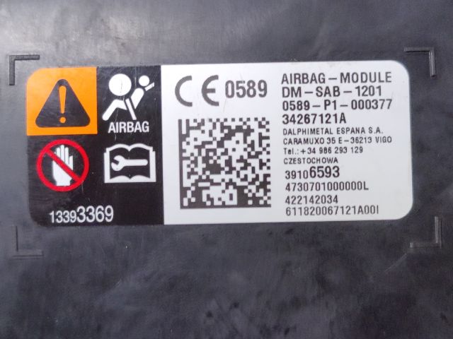 bontott OPEL CROSSLAND X Bal Oldallégzsák