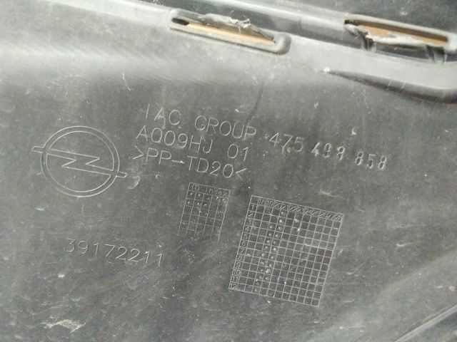 bontott OPEL CROSSLAND X Első Lökhárító (Üresen)