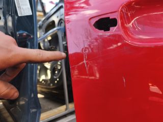 bontott OPEL CROSSLAND X Jobb első Ajtó (Üres lemez)