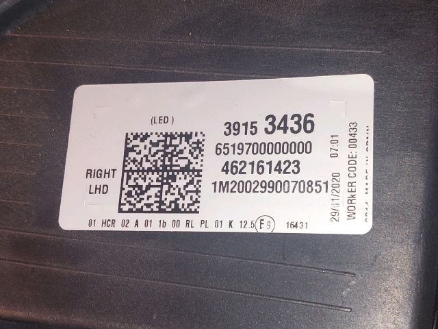 bontott OPEL CROSSLAND X Jobb Fényszóró